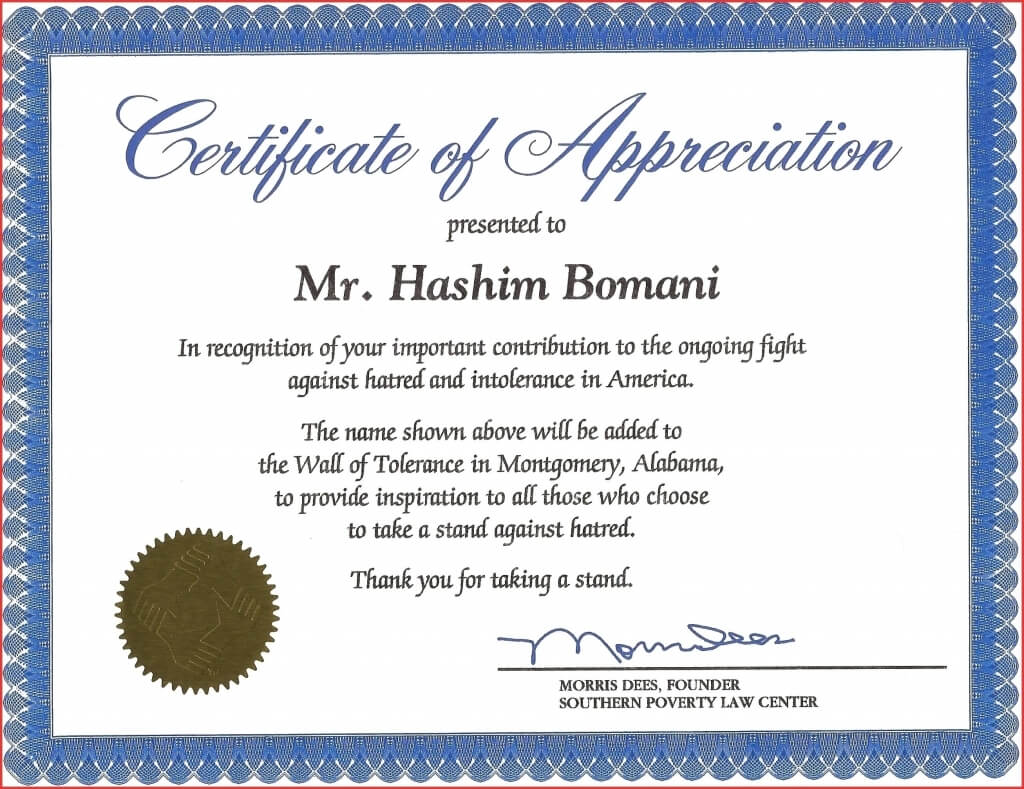Work Anniversary Certificate Templates – Barati.ald2014 Throughout Employee Anniversary Certificate Template